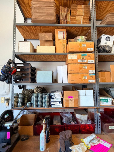 CONTENTS OF SHELF - MISC PARTS
