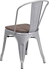 (1) STACKABLE METAL DINING CHAIR