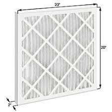 (2) PLEATED AIR FILTERS