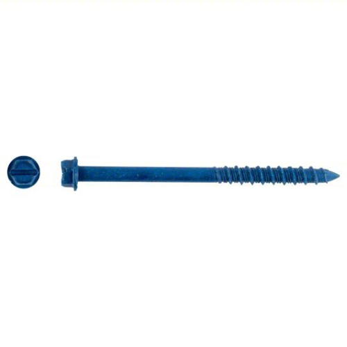 (4) BOXES OF (100) CONCRETE ANCHOR SCREWS