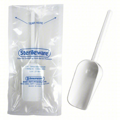(1) CASE OF (100) STERILE POLY SCOOP