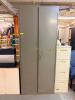 30" TWO DOOR METAL STORAGE CABINET.