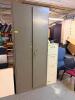 30" TWO DOOR METAL STORAGE CABINET. - 2