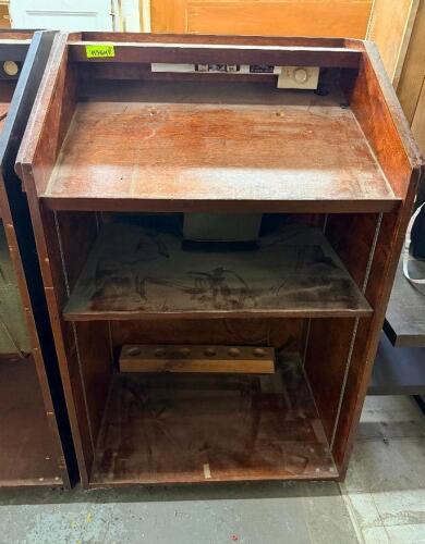 WOODEN PODIUM