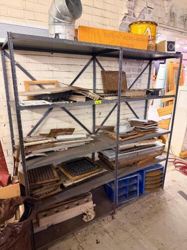 (2)36" X 14" METAL PARTS SHELVES