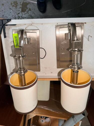 (2) SCONCE LIGHT FIXTURES