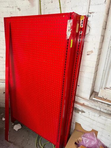 (2) GONDOLA SHELVING END CAPS UPRIGHTS