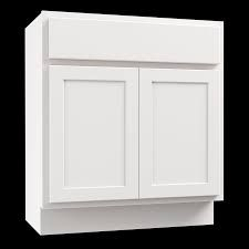 KOUNTRY WOOD PRODUCTS GEORGETOWN 24-INCH WHITE VANITY SINK BASE CABINET (NEW IN BOX).