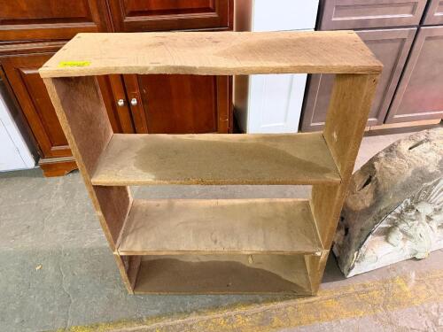 30" SMALL HARWOOD BOOK CASE.