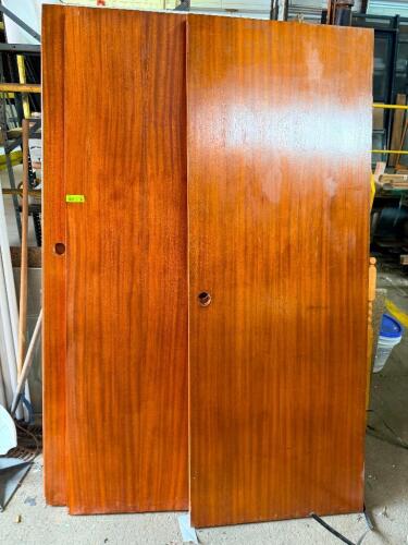 (4) HARDWOOD INTERIOR DOORS