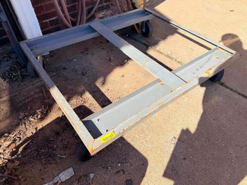 HEAVY DUTY LARGE METAL FOUR WAY CART