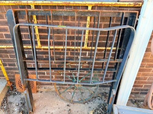 (3) HEAVY DUTY FORK LIFT MAST GUARDS.