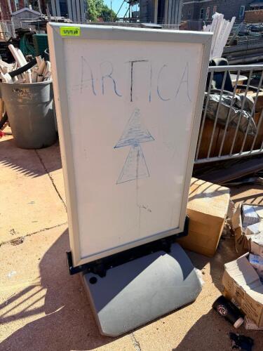 DRY ERASE SANDWICH BOARD SIGN