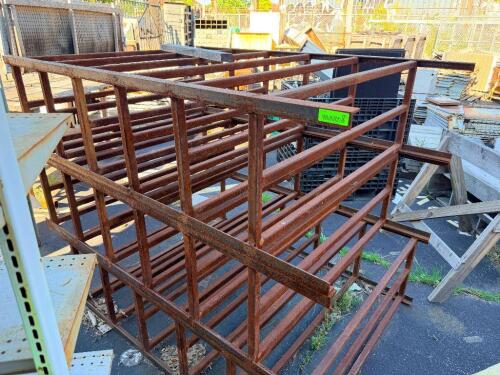 15 GROUP METAL GAS CYLINDER TANK RACK