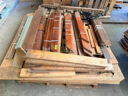 PALLET OF ASSORTED RECLAIMED FLOORING.