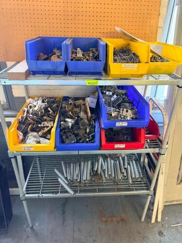 (1) LOT OF ASSORTED VINTAGE DOOR HARDWARE