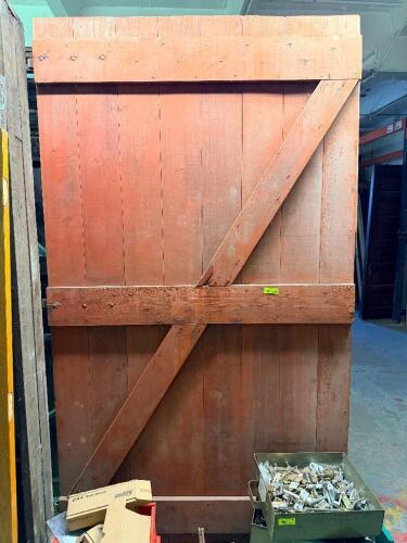VINTAGE BARN DOOR STYLE DOOR.