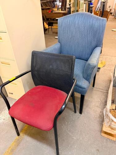 (2) ASSORTED CHAIRS