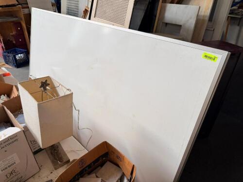 (2) 8' DRY ERASE BOARDS.
