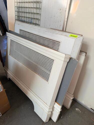 (1) LOT OF ASSORTED RADIATOR COVERS