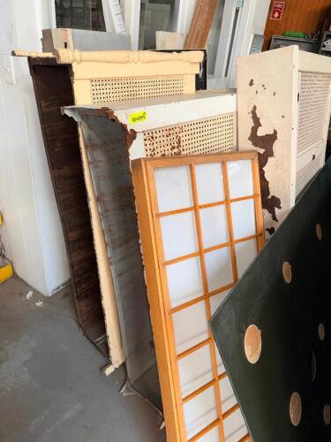 (1) LOT OF ASSORTED RADIATOR COVERS