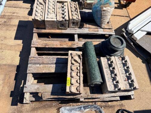 (2) PALLETS OF STONE ACCENT PIECES.