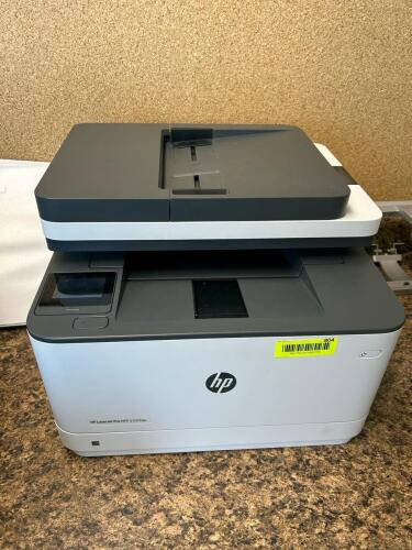 (1) HP LASER JET PRO MFP 3101FDW PRINTER WIH NEW REPLACEMENT TONER CARTRIDGE