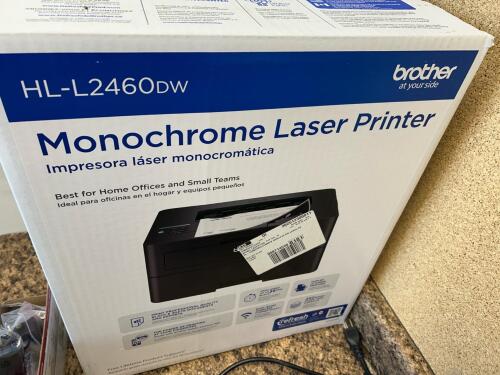 (1) BROTHER MONOCHROME LASER PRINTER