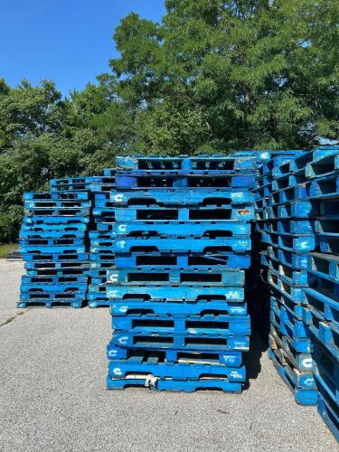 (25) BLUE PALLETS