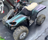 SMALLER GAS-POWERED SPORT ATV WITH AUTOMATIC TRANSMISSION, FRONT AND REAR SUSPENSION, FRONT BUMPER, KNOBBY OFF-ROAD TIRES, AND MOLDED PLASTIC BODY PANELS - 2