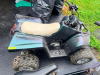 SMALLER GAS-POWERED SPORT ATV WITH AUTOMATIC TRANSMISSION, FRONT AND REAR SUSPENSION, FRONT BUMPER, KNOBBY OFF-ROAD TIRES, AND MOLDED PLASTIC BODY PANELS - 5