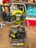 GAS-POWERED PRESSURE WASHER WITH STEEL CART FRAME, HIGH-PRESSURE HOSE, SPRAY WAND, 5-IN-1 NOZZLE, AND ONBOARD DETERGENT TANK. INCLUDES HOSE REEL AND SOAP INJECTION SYSTEM. - 2