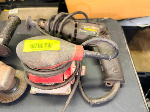ELECTRIC PALM SANDER AND DRILL
