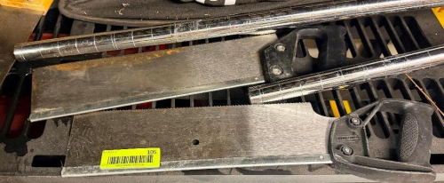(2) HAND SAWS
