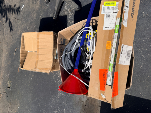 93) BOXES OF MISC.