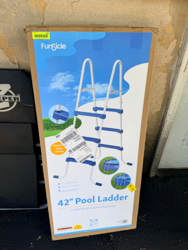 42" POOL LADDER ( NEW IN THE BOX)