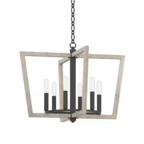 FIFTH AND MAIN COMPASS 6-LIGHT PENDANT LIGHT FIXTURES