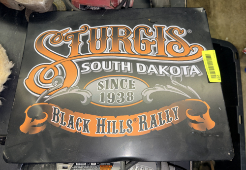 STURGIS BLACK HILLS RALLLY METAL SIGN