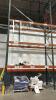 (5) 10 FT SECTION OF TEAR DROP INDUSTRIAL PALLET RACKING. INCLUDING: 7 UPRIGHTS, 30 CROSS BEAMS, AND 30 WIRE MESH DECKING. - 2