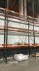 (5) 10 FT SECTION OF TEAR DROP INDUSTRIAL PALLET RACKING. INCLUDING: 7 UPRIGHTS, 30 CROSS BEAMS, AND 30 WIRE MESH DECKING. - 3