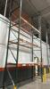 (5) 10 FT SECTION OF TEAR DROP INDUSTRIAL PALLET RACKING. INCLUDING: 7 UPRIGHTS, 30 CROSS BEAMS, AND 30 WIRE MESH DECKING. - 6