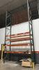 (4) 10 FT SECTION OF TEAR DROP INDUSTRIAL PALLET RACKING. INCLUDING: 7 UPRIGHTS, 30 CROSS BEAMS, AND 30 WIRE MESH DECKING. - 2