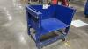 (1) BLUE INDUSTRIAL WOODEN UTILITY CART - 2