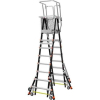(1) AERIAL SAFETY CAGE LADDER