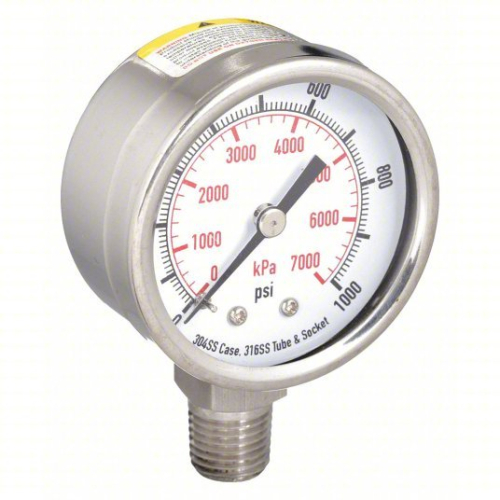 (6) COMMERCIAL PRESSURE GAUGE