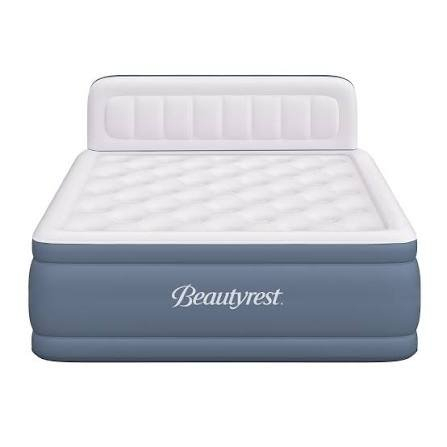 (1) RAISED AIR BED WITH HEADBOARD
