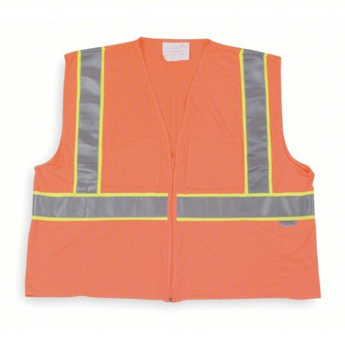 (3) HIGH VISIBILITY VESTS