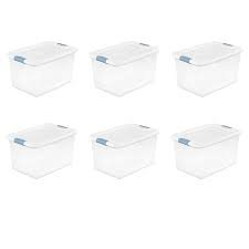 (6) LATCHING BOX STORAGE
