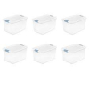 (6) LATCHING BOX STORAGE