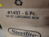 (6) LATCHING BOX STORAGE - 4